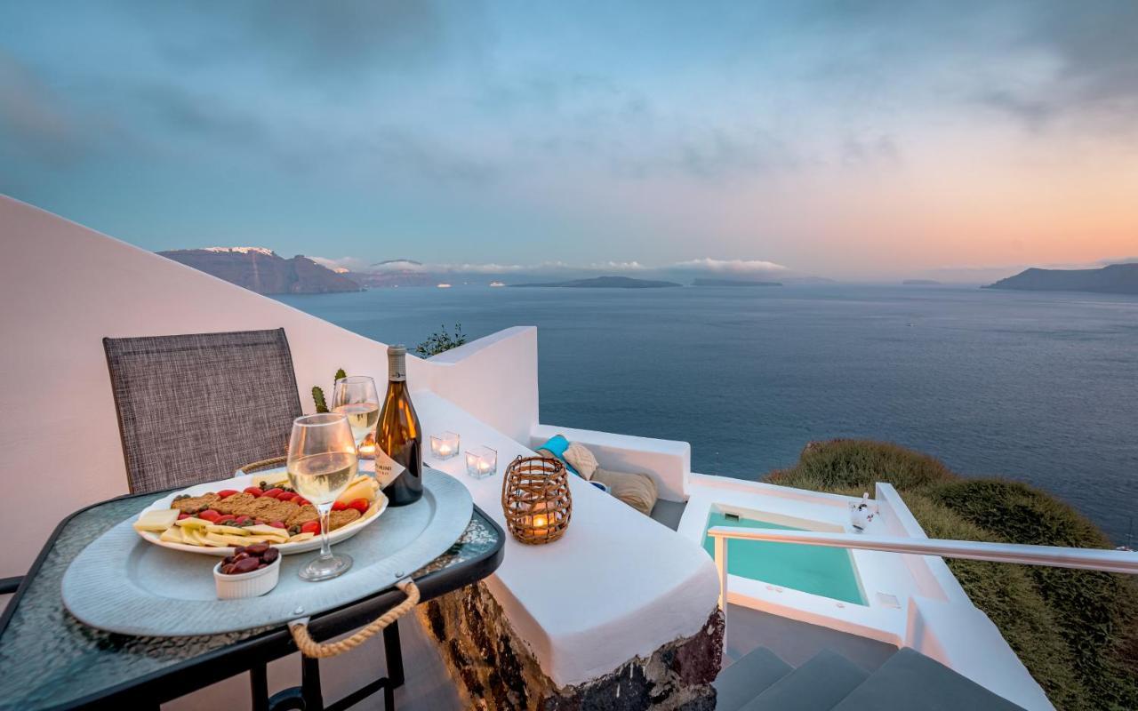 Amazing View Villa Oia With Jacuzzi Exterior photo